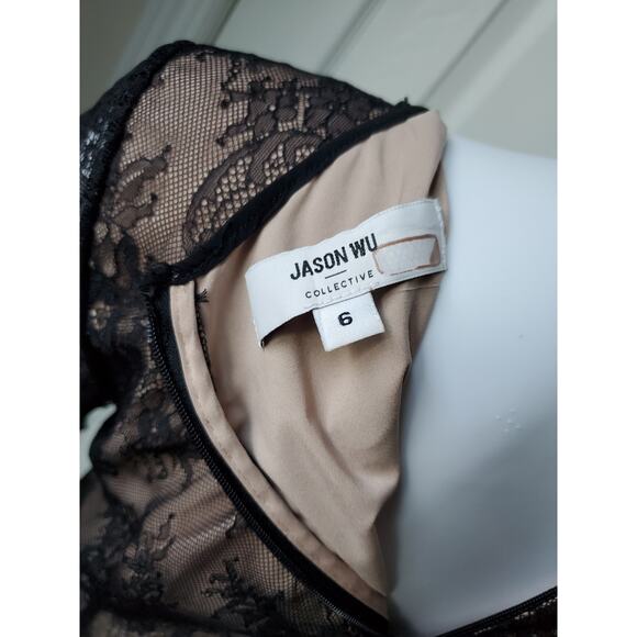 Jason Wu Dress A-Line Lace Knee Length Wedding Guest Cocktail Party LBD Holiday - Picture 3 of 11